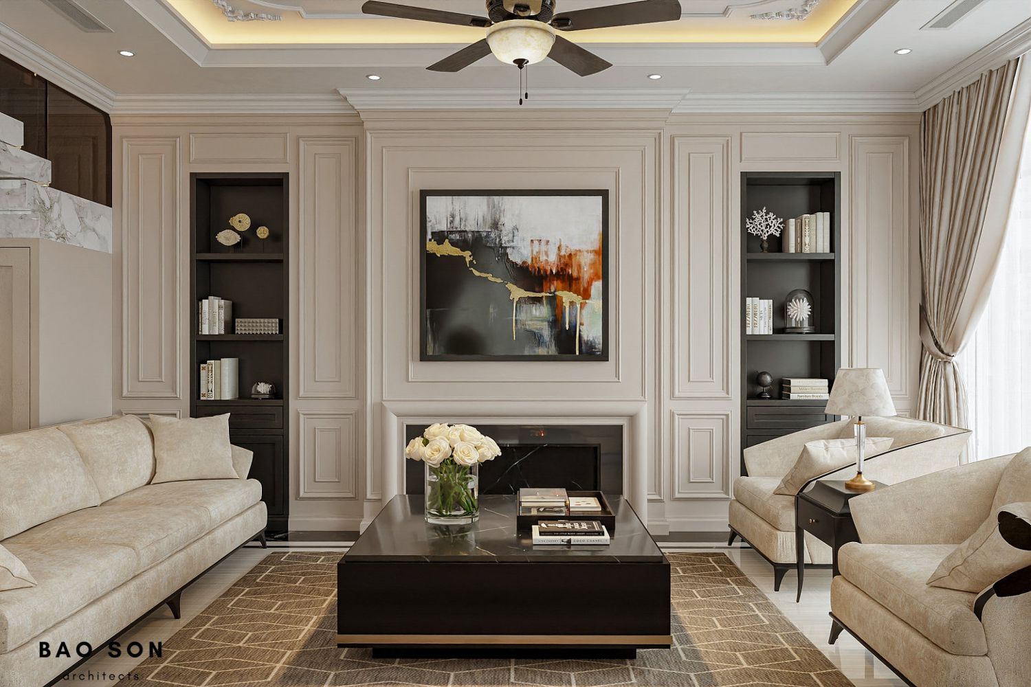 Thiết kế nội thất biệt thự Ngọc Trai