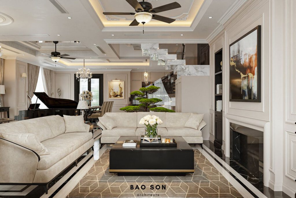 Thiết kế nội thất biệt thự Ngọc Trai