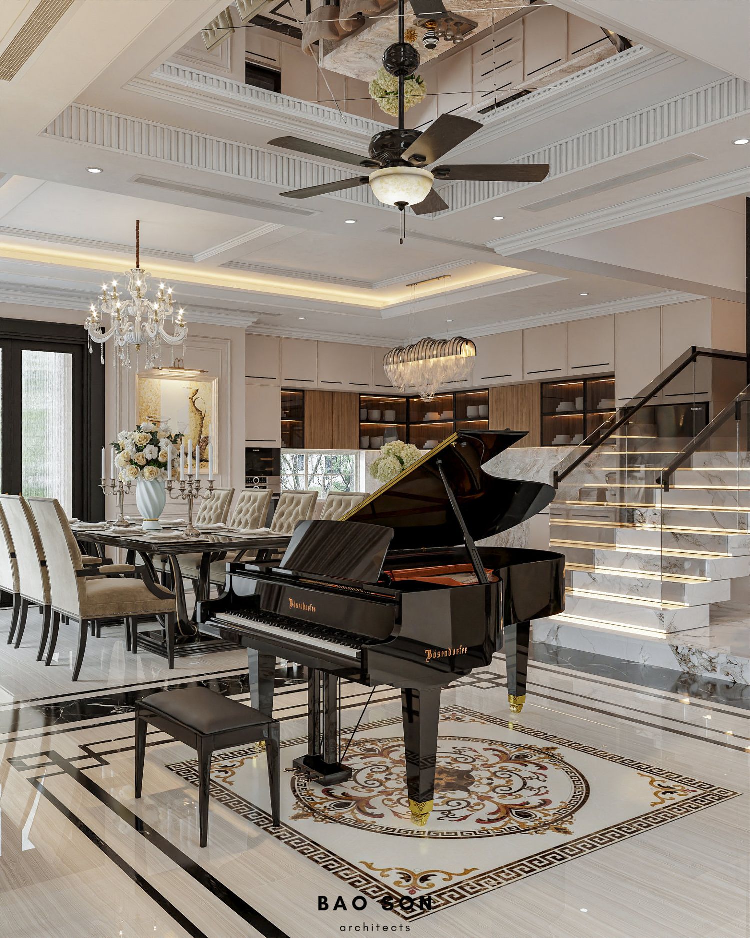 Thiết kế nội thất biệt thự Ngọc Trai