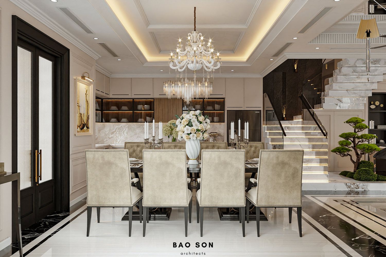 Thiết kế nội thất biệt thự Ngọc Trai