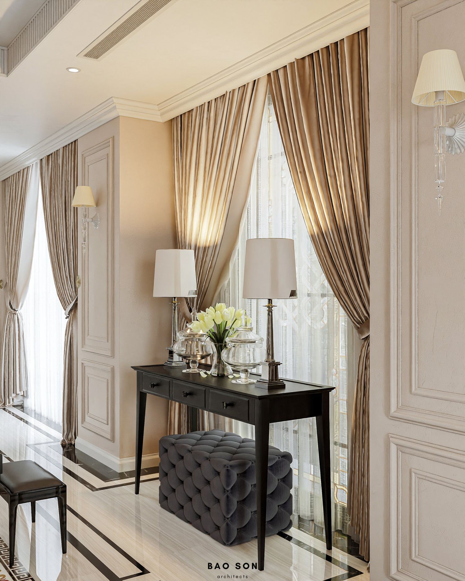 Thiết kế nội thất biệt thự Ngọc Trai