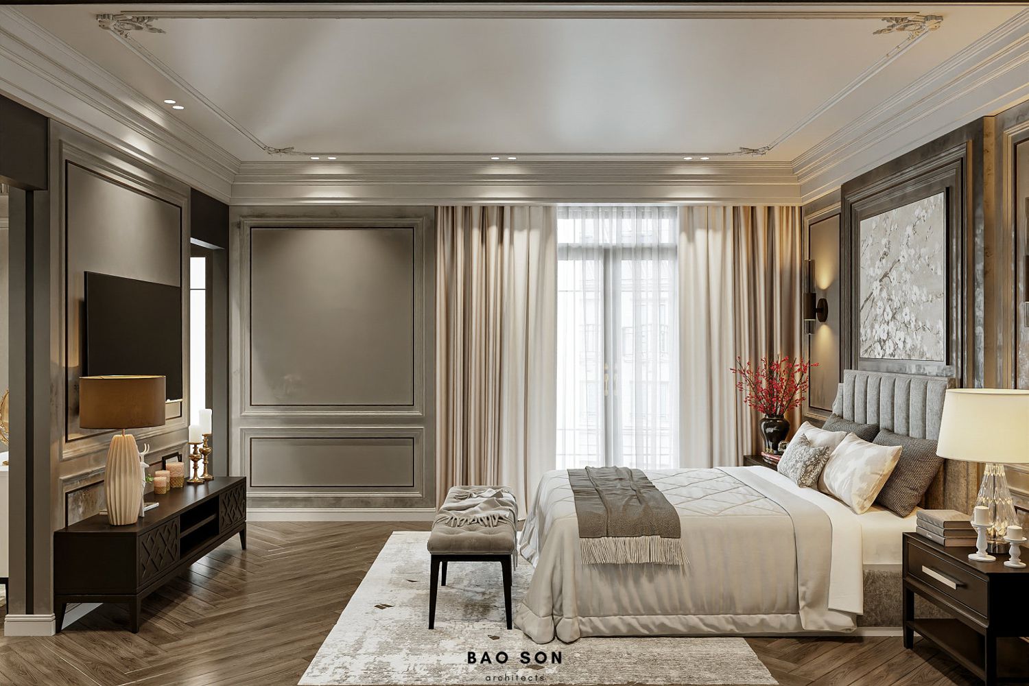 Thiết kế nội thất biệt thự Ngọc Trai