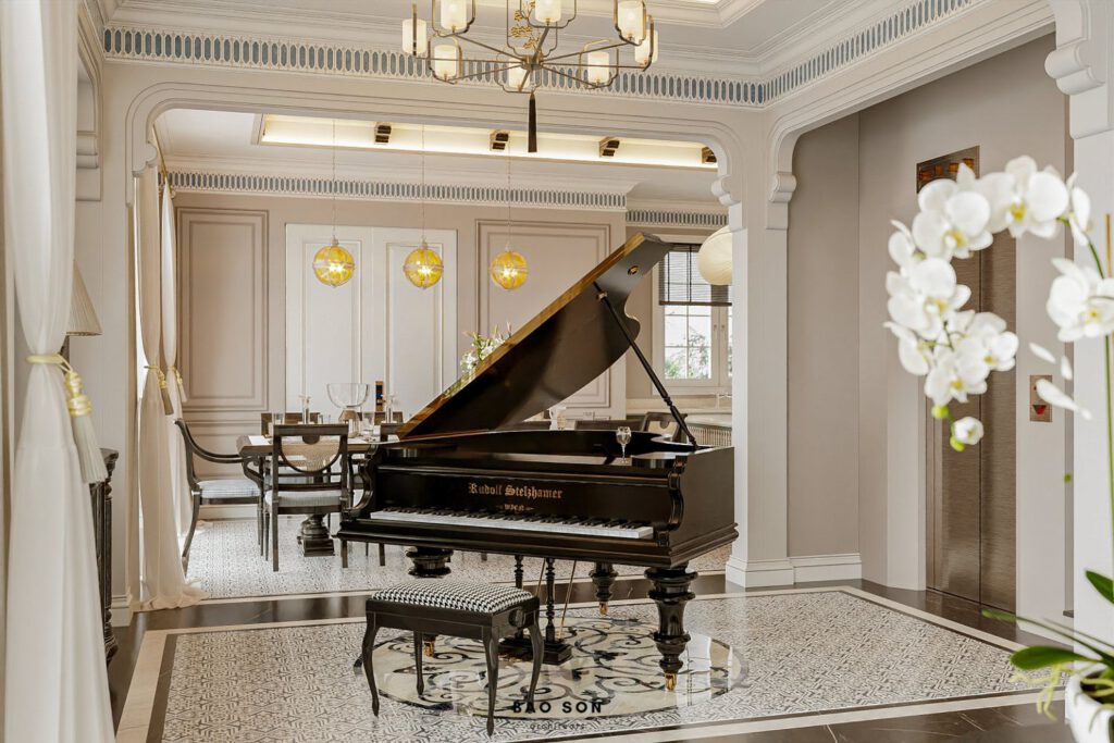 Thiết kế nội thất biệt thự Ngọc Trai INDOCHINE