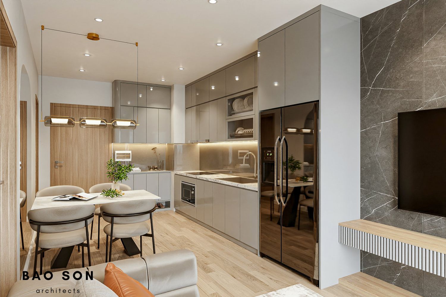 Thiết kế nội thất chung cư CH04