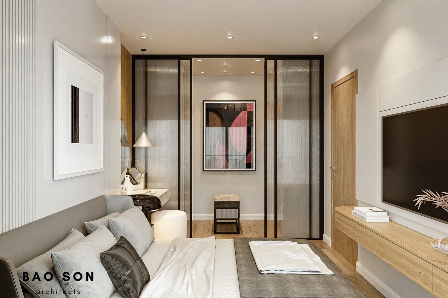 Thiết kế nội thất chung cư CH04