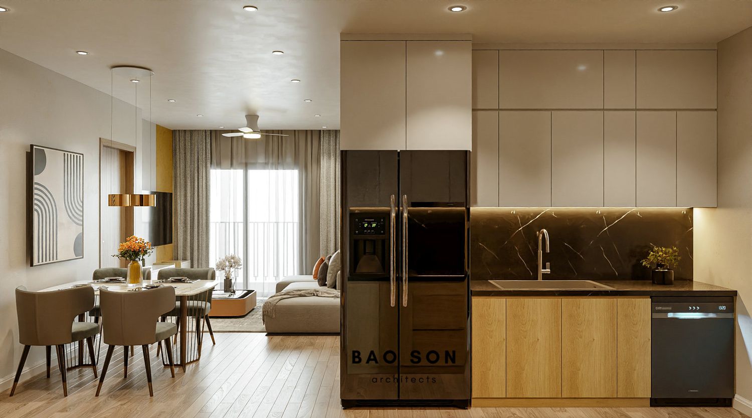 Thiết kế nội thất chung cư CH20