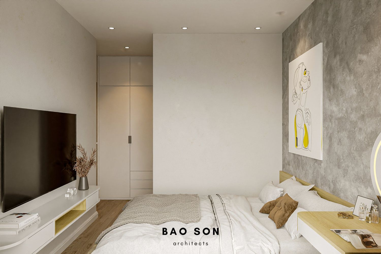 Thiết kế nội thất chung cư CH20