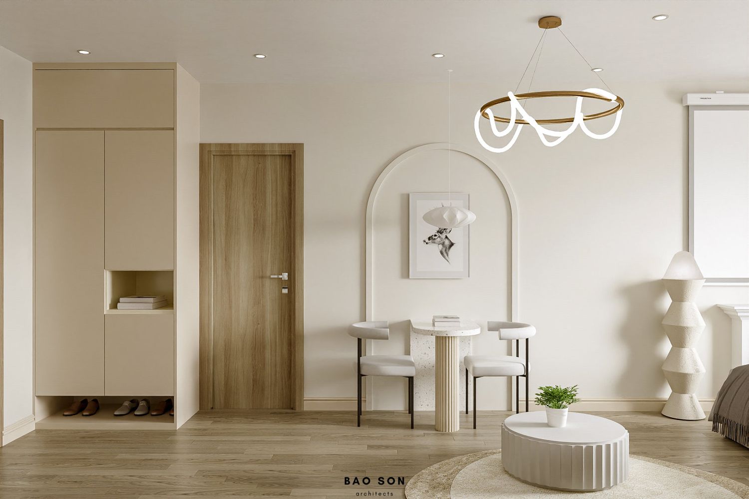 Thiết kế nội thất chung cư CH08