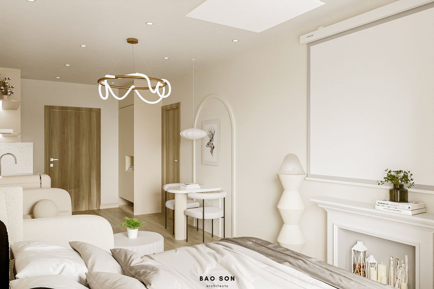 Thiết kế nội thất chung cư CH08