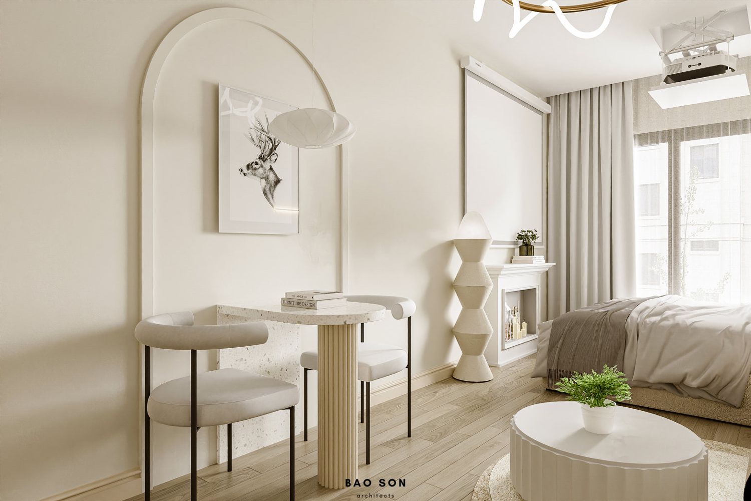 Thiết kế nội thất chung cư CH08