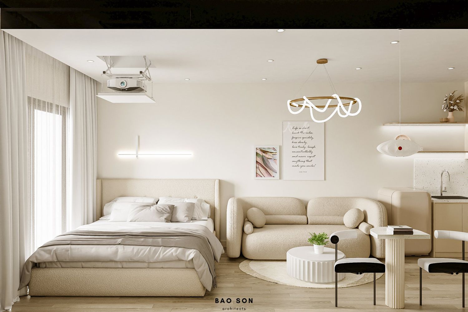 Thiết kế nội thất chung cư CH08