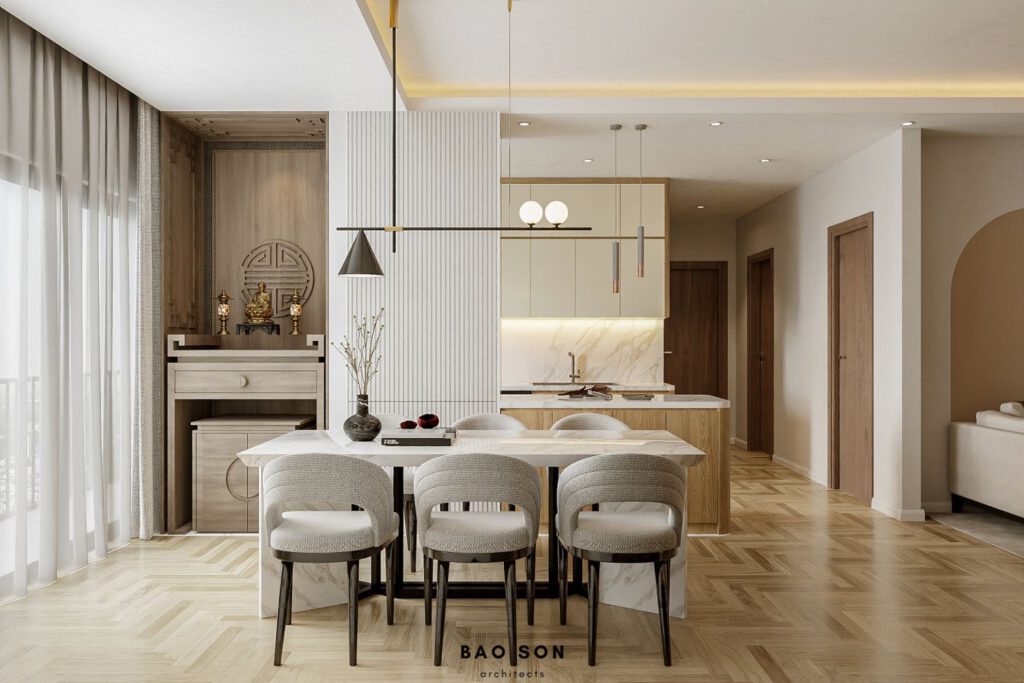 Thiết kế nội thất chung cư CH04