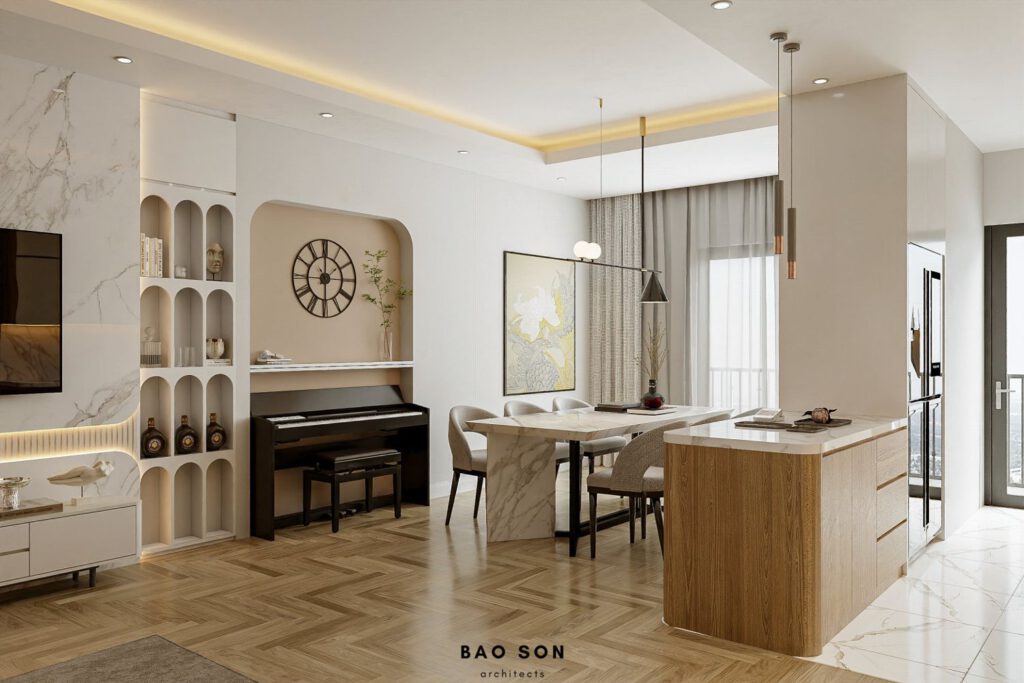 Thiết kế nội thất chung cư CH04