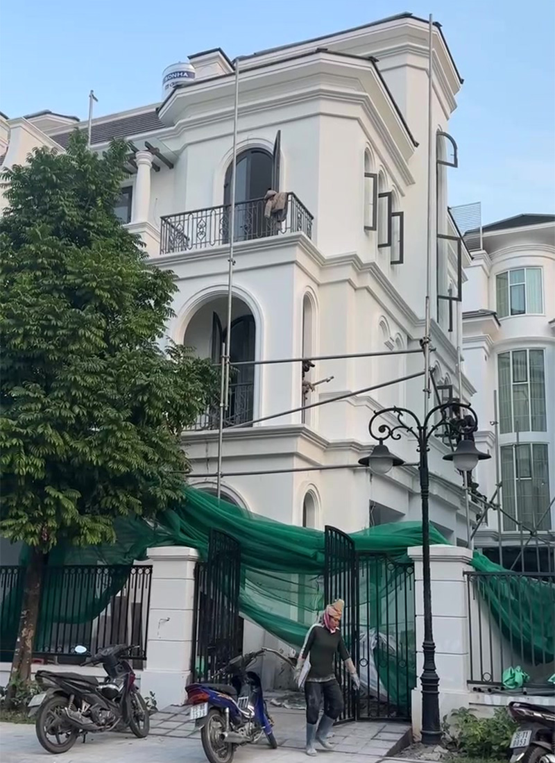 Thi công xây dựng biệt thự Ngọc Trai 02-39