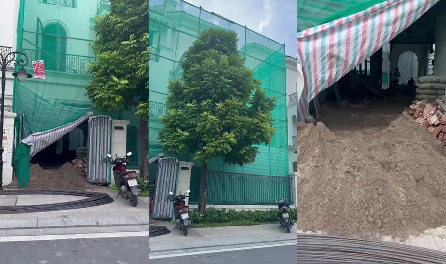 Thi công xây dựng biệt thự Ngọc Trai 02-39