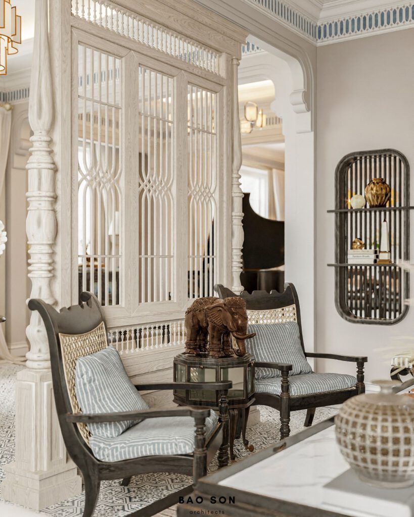 Thiết kế nội thất biệt thự song lập Ngọc Trai Vinhomes Ocean Park