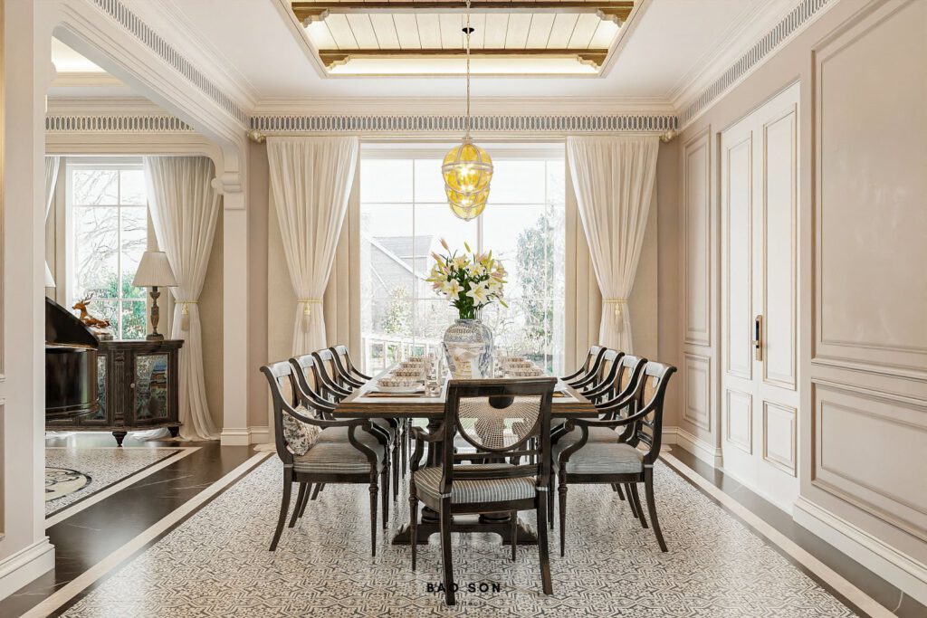 Thiết kế nội thất biệt thự song lập Ngọc Trai Vinhomes Ocean Park