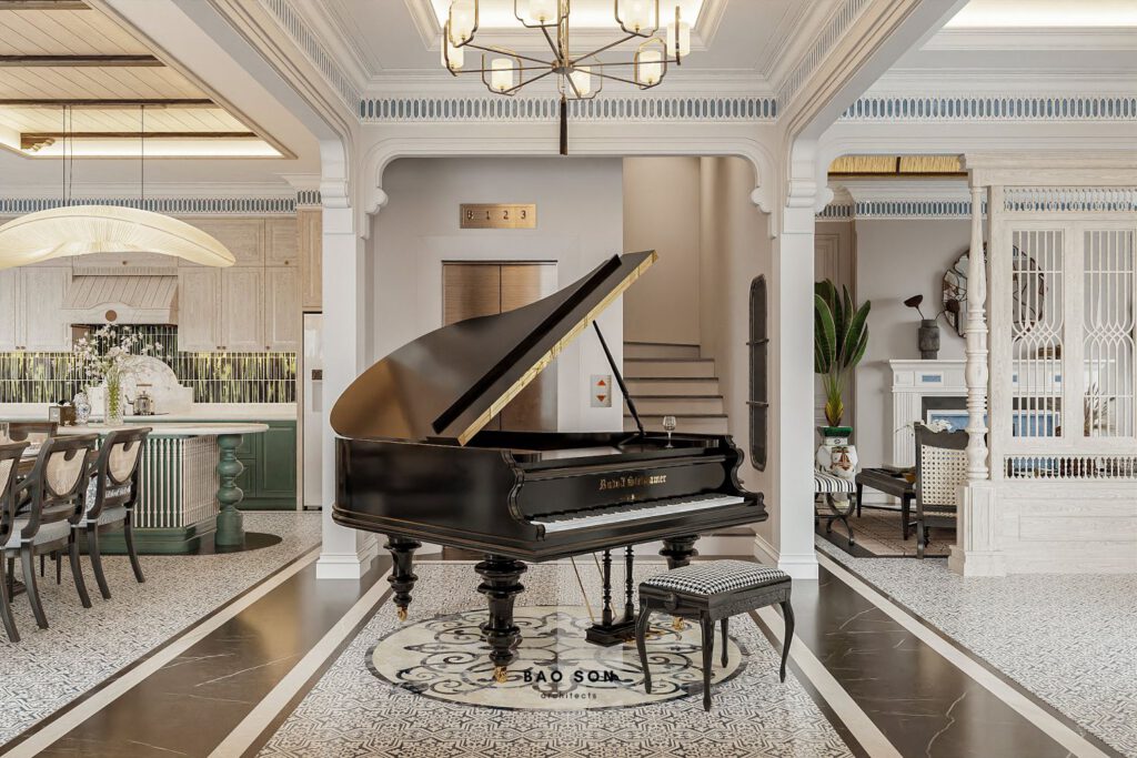 Thiết kế nội thất biệt thự song lập Ngọc Trai Vinhomes Ocean Park