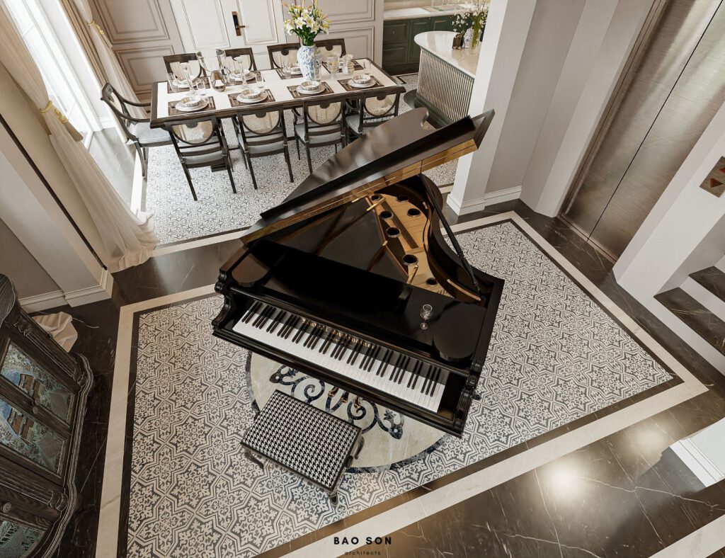 Thiết kế nội thất biệt thự song lập Ngọc Trai Vinhomes Ocean Park