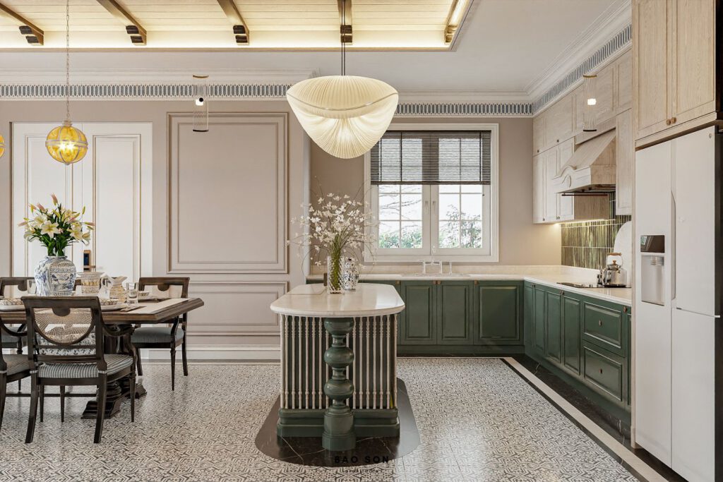 Thiết kế nội thất biệt thự song lập Ngọc Trai Vinhomes Ocean Park