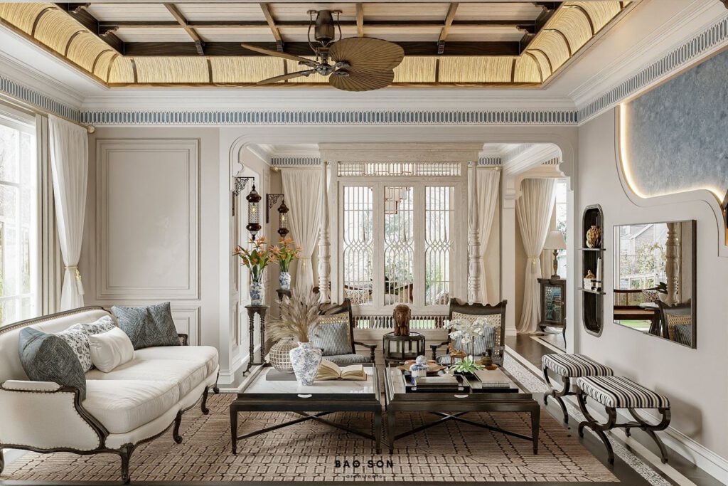 Thiết kế nội thất biệt thự song lập Ngọc Trai Vinhomes Ocean Park